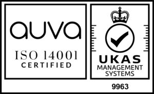 UKAS ISO 14001 white